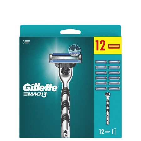GILLETTE BRIJAČ MACH 3 + 12 DOPUNA