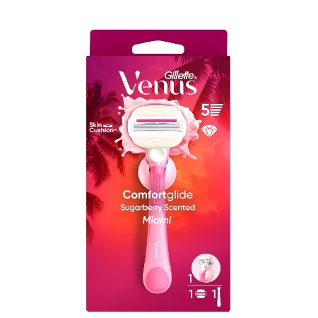 GILLETTE BRIJAČ VENUS SMOOTH 5 MIAMI + DOPUNA 1KOM