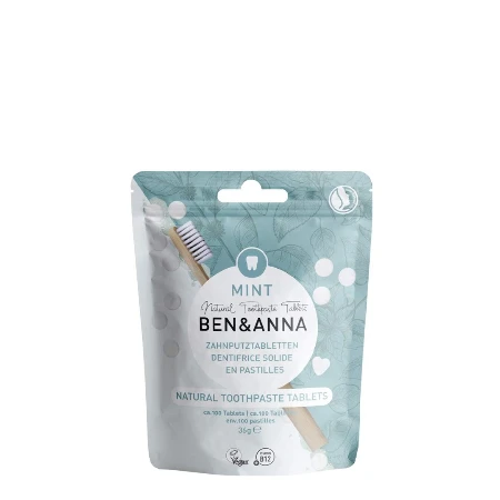 BEN & ANNA PRIRODNA PASTA ZA ZUBE U TABLETAMA + FLUORIDE 100 KOM 36G