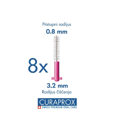 CURAPROX ČETKICE INTERDENTALNE PRIME REFIL CPS 08