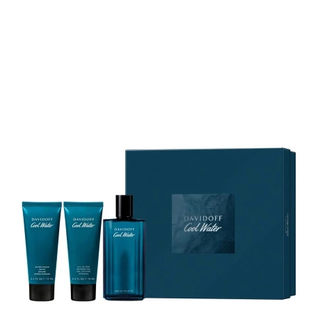 DAVIDOFF COOL WATER MAN SET(EDT 125ML + SHOWER GEL 75ML + AFTER SHAVE BALM 75ML)211029