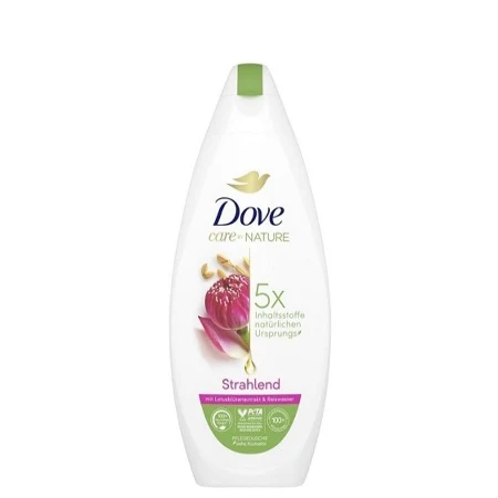 DOVE GEL 225ML NATURE LOTUS