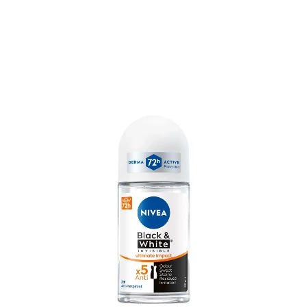 NIVEA ROLL-ON W.50ML BLACK&WHITE INVISIBLE ULTIMATE IMPACT 83490