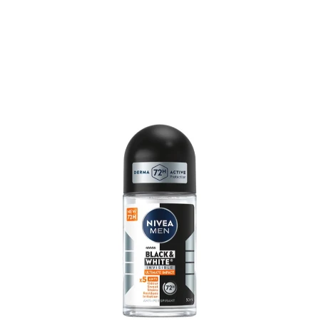 NIVEA ROLL-ON MEN 50ML BLACK&WHITE INVISIBLE ULTIMATE IMPACT 85392