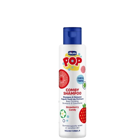 CHICCO POP ŠAMPON I REGENERATOR 2U1 250ML JAGODA