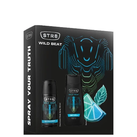 STR8 SET WILD BEAT(DEO 150ML+SHOWER GEL 250ML)