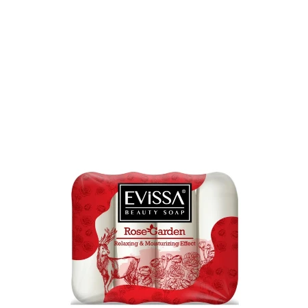 EVISSA SAPUN 280G ROSE GARDEN ( 4 X 70G )