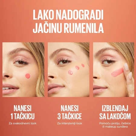 MAYBELLINE TEČNO RUMENILO SUNKISSER 40 ROSE BURST