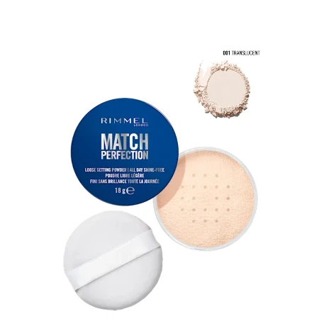 RIMMEL PUDER U PRAHU MATCH PERFECTION 001 TRANSLUCENT 18G