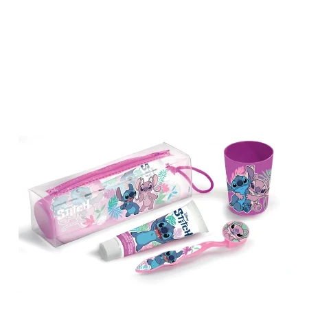 STITCH SET (ČETKICA ZA ZUBE + PASTA ZA ZUBE 75ML + ČAŠA)