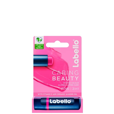 LABELLO BALZAM ZA USNE 4,8G CARING BEAUTY PINK 88055