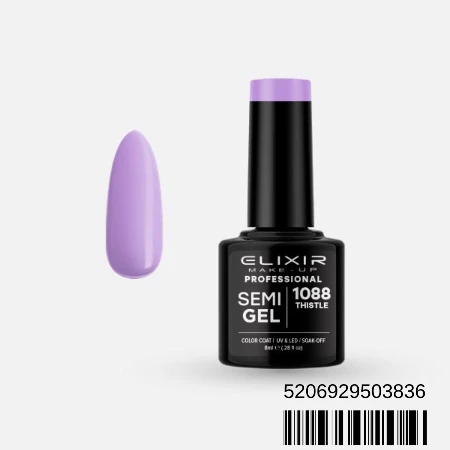 ELIXIR SEMI GEL LAK U BOJI 8ML 1088 THISTLE