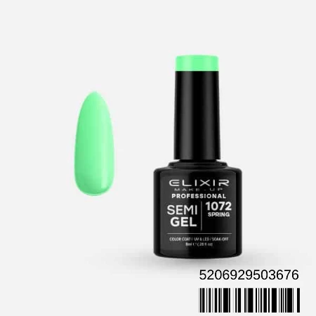 ELIXIR SEMI GEL LAK U BOJI 8ML 1072  SPRING