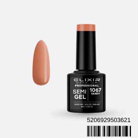 ELIXIR SEMI GEL LAK U BOJI 8ML 1067 SANDY