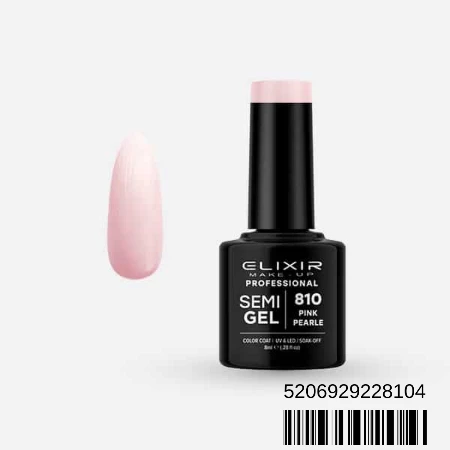 ELIXIR SEMI GEL LAK U BOJI 8ML 810 PINK PEARLE