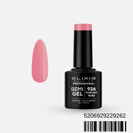 ELIXIR SEMI GEL LAK U BOJI 8ML 926 FANTASY ROSE