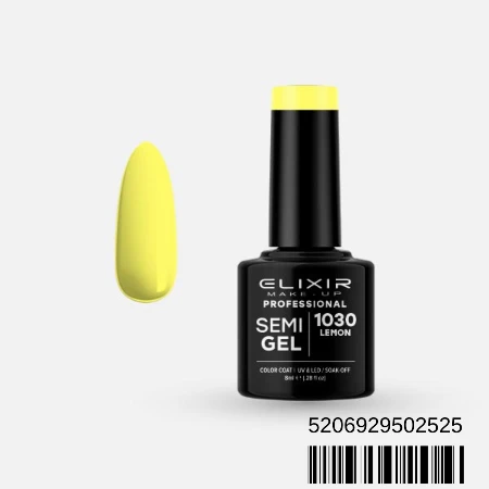 ELIXIR SEMI GEL LAK U BOJI 8ML 1030 LEMON