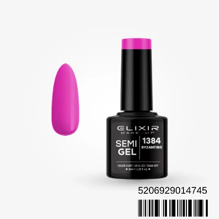ELIXIR SEMI GEL LAK U BOJI 8ML 1384 BYZANTINE