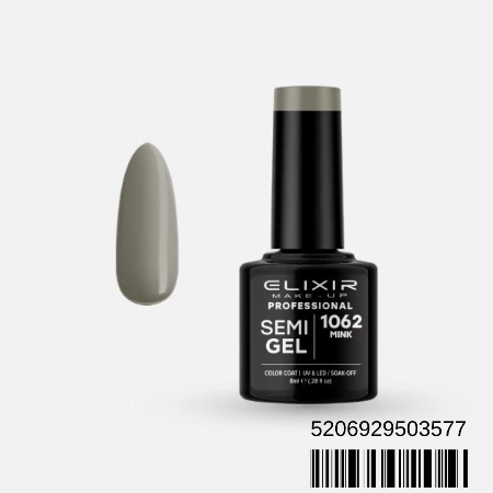 ELIXIR SEMI GEL LAK U BOJI 8ML 1062 MINK