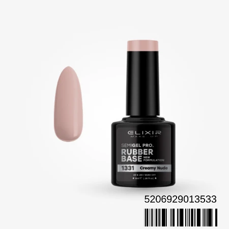 ELIXIR SEMI RUBBER BASE 8ML 1331 CREAMY NUDE