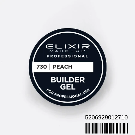 ELIXIR BUILDER GEL 30G 730 PEACH