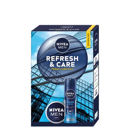 NIVEA SET MEN REFRESH&CARE (DEO 150ML + MEN UNIVERZALNA KREMA 75ML)