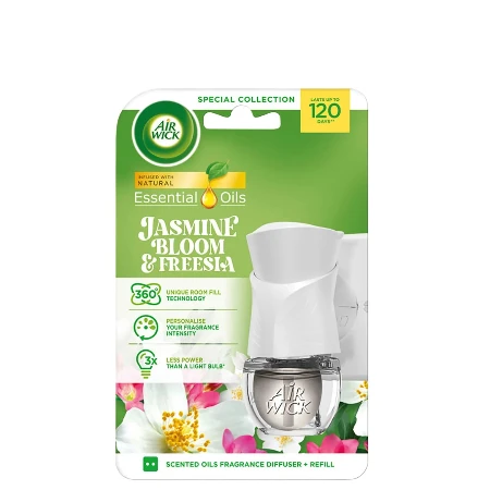 AIRWICK ELEKTRIČNI KOMPLET 19ML FREZIJA&JASMIN