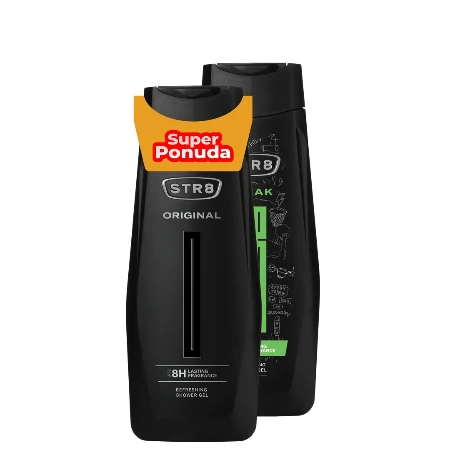 STR8 GEL ZA TUŠIRANJE DUOPACK 400ML (FREAK & ORIGINAL)