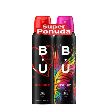 BU DEO DUO PACK 150ML(ONE LOVE & HEARTBEAT)