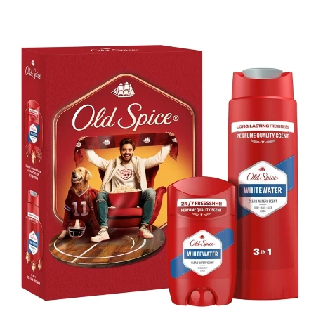 OLD SPICE SET WHITEWATER(GEL ZA TUŠIRANJE&ŠAMPON 250ML + STIK 50ML)