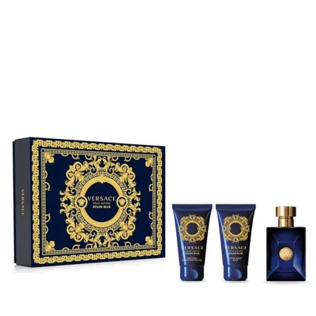 VERSACE DYLAN BLUE POUR HOMME(EDT 50ML+SHOWER GEL 50ML+AFTER SHAVE BALM 50ML) M
