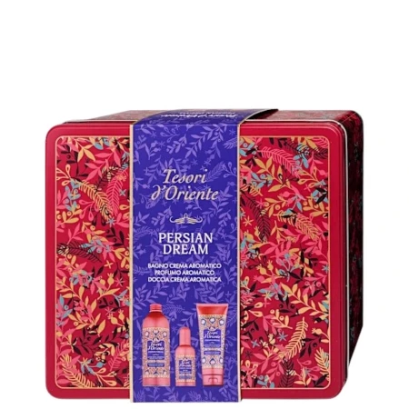 TESORI D'ORIENTE SET 24 (PARFEM 100ML+KREMA ZA TUŠIRANJE 250ML+KUPKA 500ML) METALNA KUTIJA