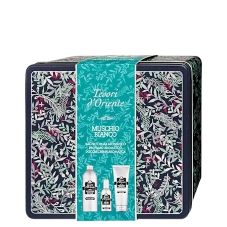 TESORI D'ORIENTE SET 24 (PARFEM 100ML+KREMA ZA TUŠIRANJE 250ML+KUPKA 500ML) METALNA KUTIJA