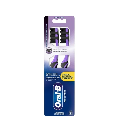 Prikaži detaljnije ORAL B ČETKICA PRO 3D WHITE CHARCOAL MEDIUM 2KOM