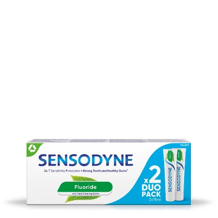 SENSODYNE DUO PACK PASTA 2X75ML FLUORIDE