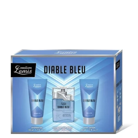 LAMIS SET MEN DIABLE BLEU (BALZAM POSLE BRIJANJA 50ML+TOALETNA VODA 100ML+GEL ZA TUŠIRANJE 50ML)