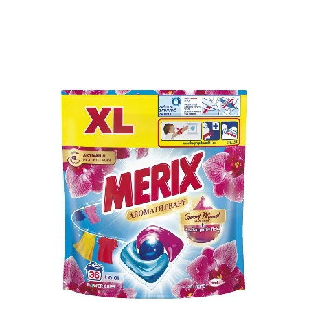 MERIX KAPSULE ZA PRANJE VEŠA POWER 36KOM ORCHID COLOR