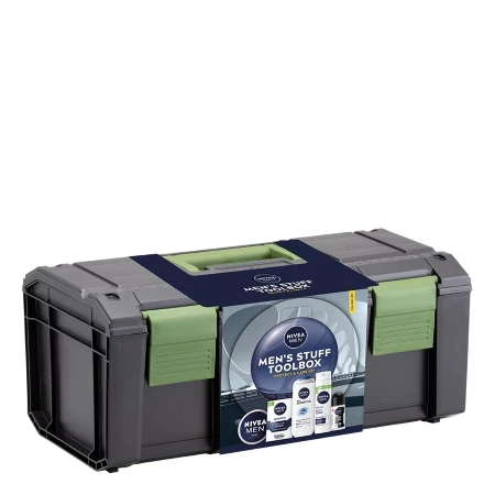 NIVEA SET MEN MEN'S STUFF PROTECT&CARE (BALSAM ZA BRIJANJE 100ML+PENA ZA BRIJANJE 200ML+ROLL ON50ML+GEL 250ML+ KREMA 150ML)KOFER