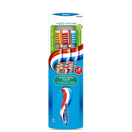 AQUAFRESH ČETKICA 2+1 IN BETWEEN CLEAN MEDIUM
