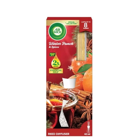 AIRWICK OSVEŽIVAČ PROSTORA ŠTAPIĆI 42ML WINTER PUNCH&SPICES