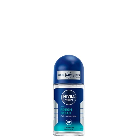 NIVEA ROLL-ON MEN 50ML FRESH OCEAN 80054