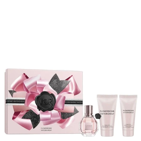 VIKTOR&ROLF FLOWERBOMB SET (EDP 30ML+BODY LOTION 50ML+BODY CREAM 40ML)W