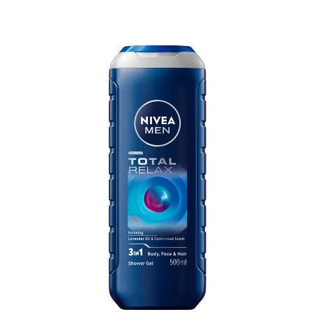 NIVEA GEL ZA TUŠIRANJE 500ML MEN TOTAL RELAX 98652