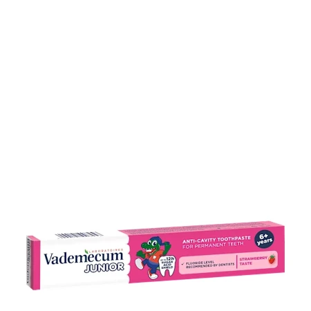 VADEMECUM PASTA 75ML JUNIOR PINK 6+ STRAWBERRY