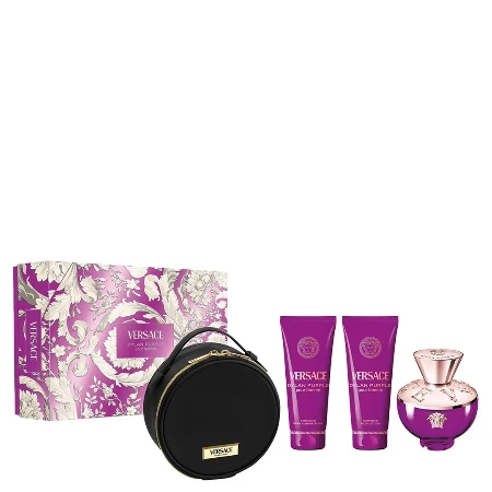 VERSACE DYLAN PURPLE SET(EDP 100ML+SHOWER GEL 100ML+BODY LOTION 100ML+NESESER) 70226051 W
