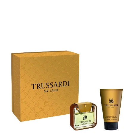 TRUSSARDI MY LAND SET(EDT 50ML + SHOWER GEL 100ML ) FAB80I410