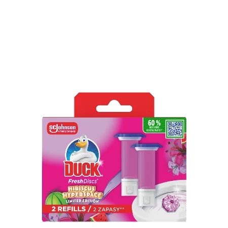 DUCK WC FRESH DISC REFIL 2X36ML HIBISCUS HYPERSPACE 60070619