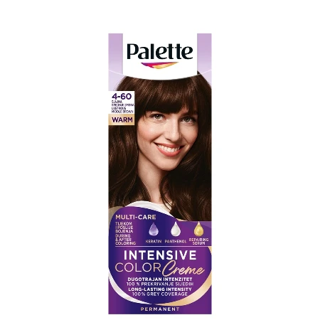 PALETTE ICC BOJA ZA KOSU 4-60 BLISTAVO SREDNJE SMEĐA