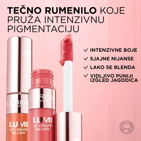 LOREAL TEČNO RUMENILO LUMI 645 GLOWWY COOL BERRY