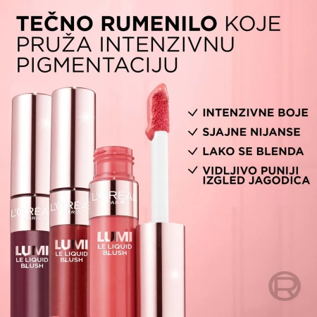 LOREAL TEČNO RUMENILO LUMI 645 GLOWWY COOL BERRY